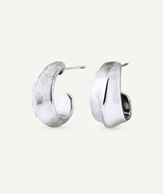 Pendientes semiluna textura Dual