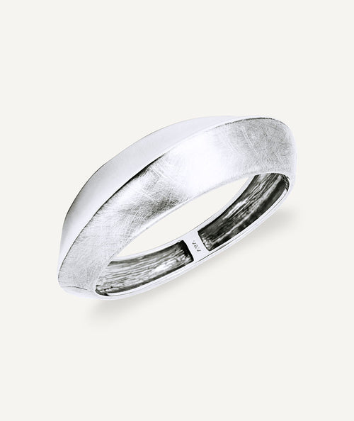 Bangle Cuff with Dual Texture