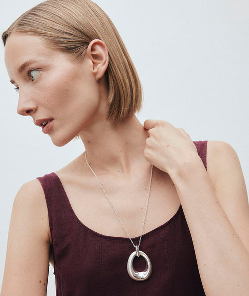 Pendant Oval Volume with Dual Texture secundaria