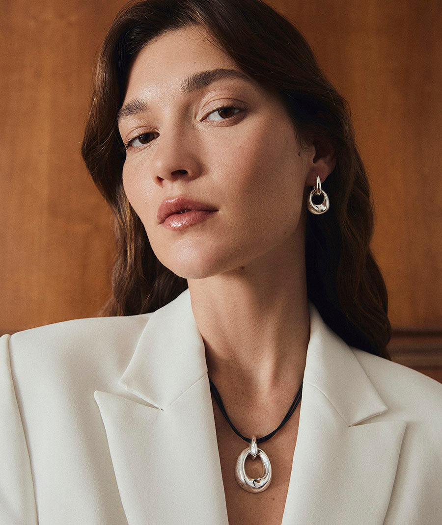 Pendant Oval Volume with Dual Texture