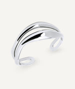 Brazalete espiral liso Waves