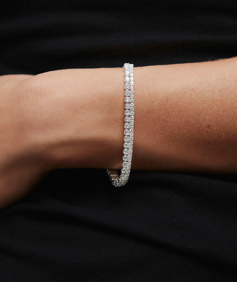 Pulsera fina Lucent de circonitas