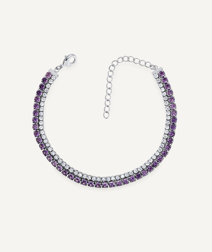 Pulsera fina Lilia de circonitas