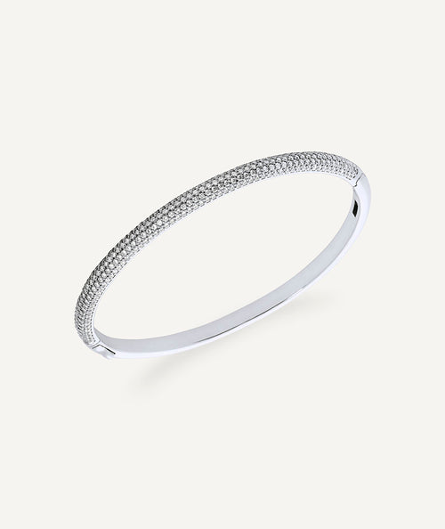 Brazalete rígido Allure con circonitas