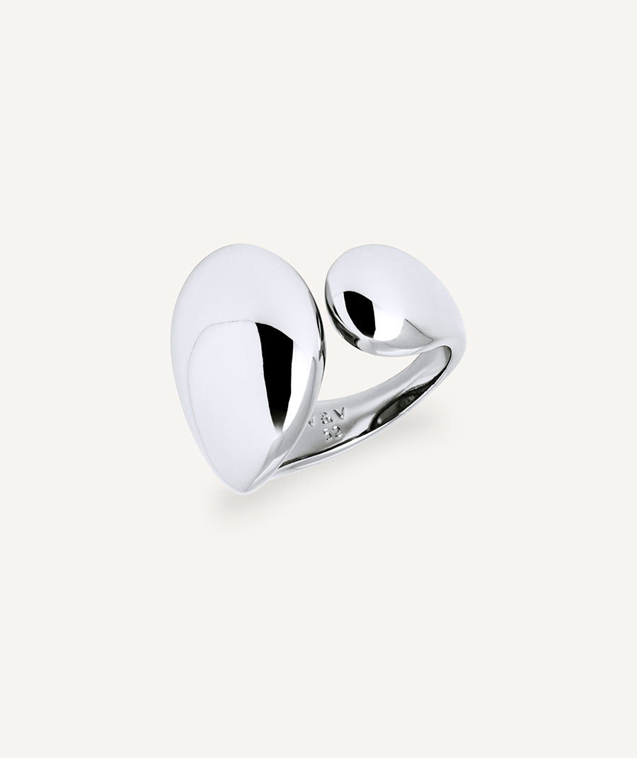 Anillo ancho liso Drop