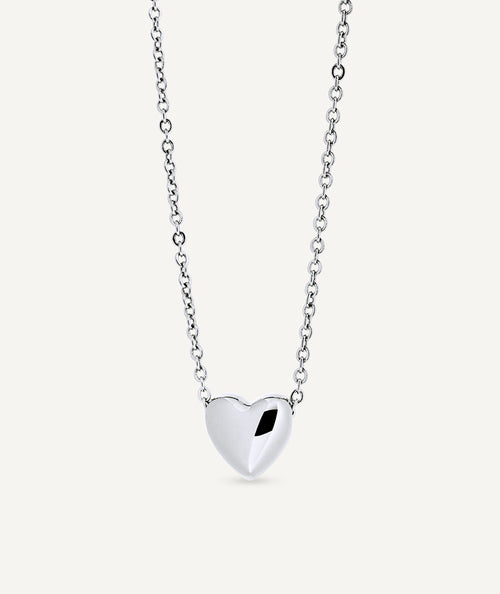 Colgante cadena fina Cor liso