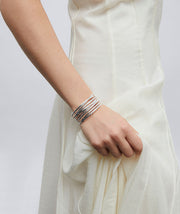 Bracelet Siara rigid with strips