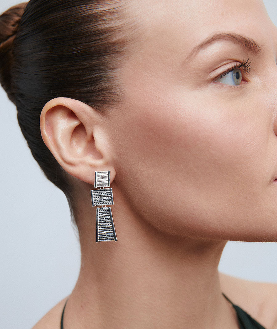 Pendientes largos géometricos Horizonte