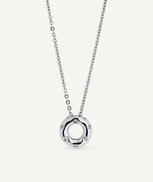 Colgante circle Liss con circonitas