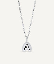Colgante con letra A elemental liso