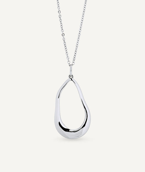 Necklace irregular oval Saura