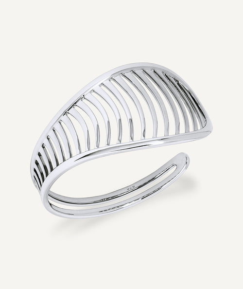 Brazalete rígido volumen Nereida
