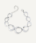 Ring Shine with strands and zirconia stones