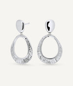 Earrings Horizonte long oval