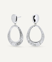 Earrings Horizonte long oval