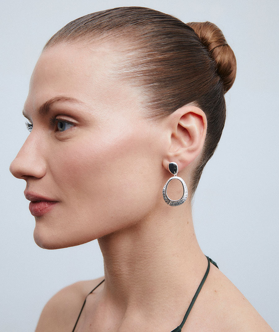 Pendientes largos ováles Horizonte