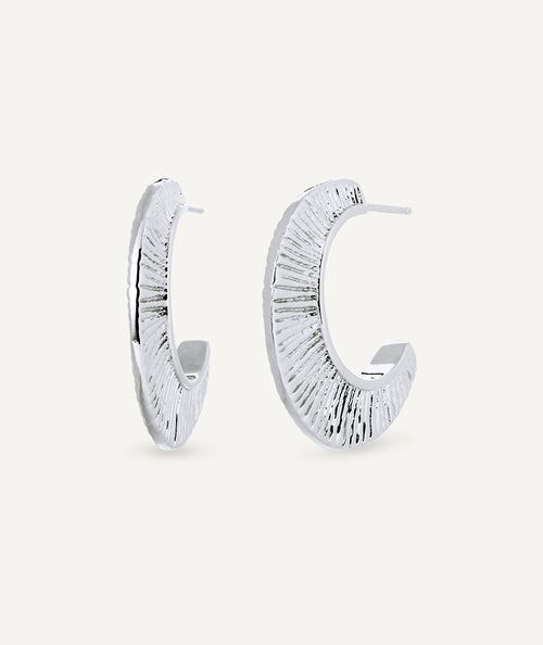 Ring Shía wavy duo with zirconia stones