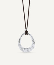 Necklace Horizonte irregular oval