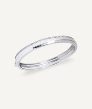 Bangle rigid Coctel with white cubic zirconia