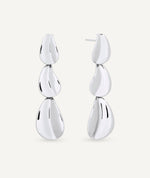 Earrings long Plisé