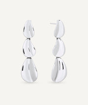 Earrings long Plisé