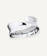 Bangle wide rigid Plisé
