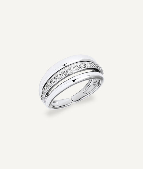 Anillo Coctel con circonitas
