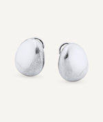 Earrings button Toffee