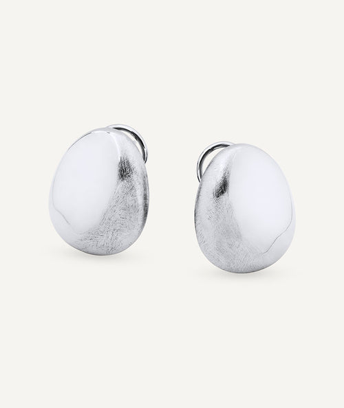 Earrings button Toffee