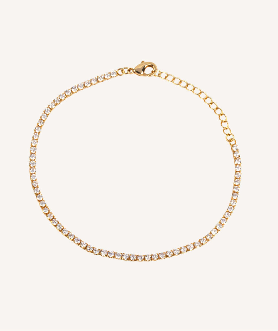 Pulsera fina Lucent con circonitas