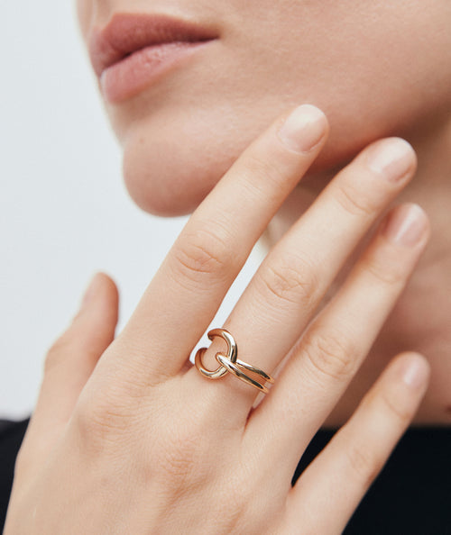 Ring 18ct Gold Plated S16-18 secundaria