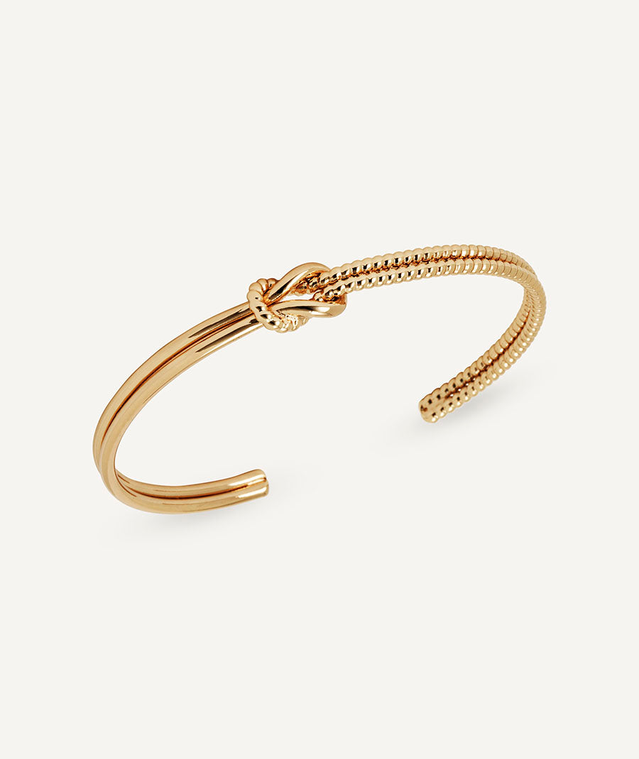 Bracelet Nexo Cuff with Double Texture