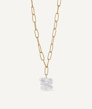 Pendant Savia Links with Cultured Pearls