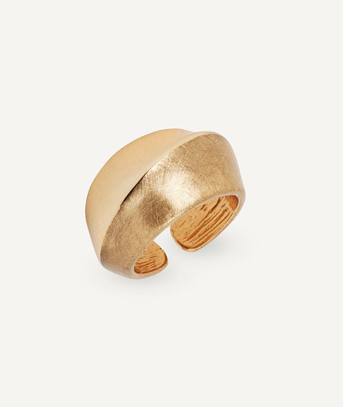 Anillo volumen textura Dual