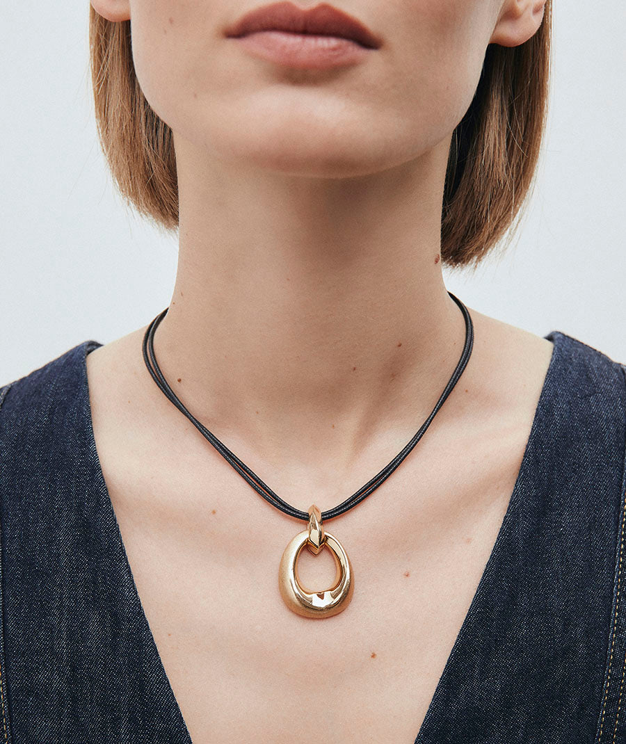Pendant Oval Volume Dual Texture