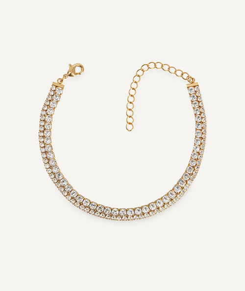 Bracelet Lucent fine with zircons
