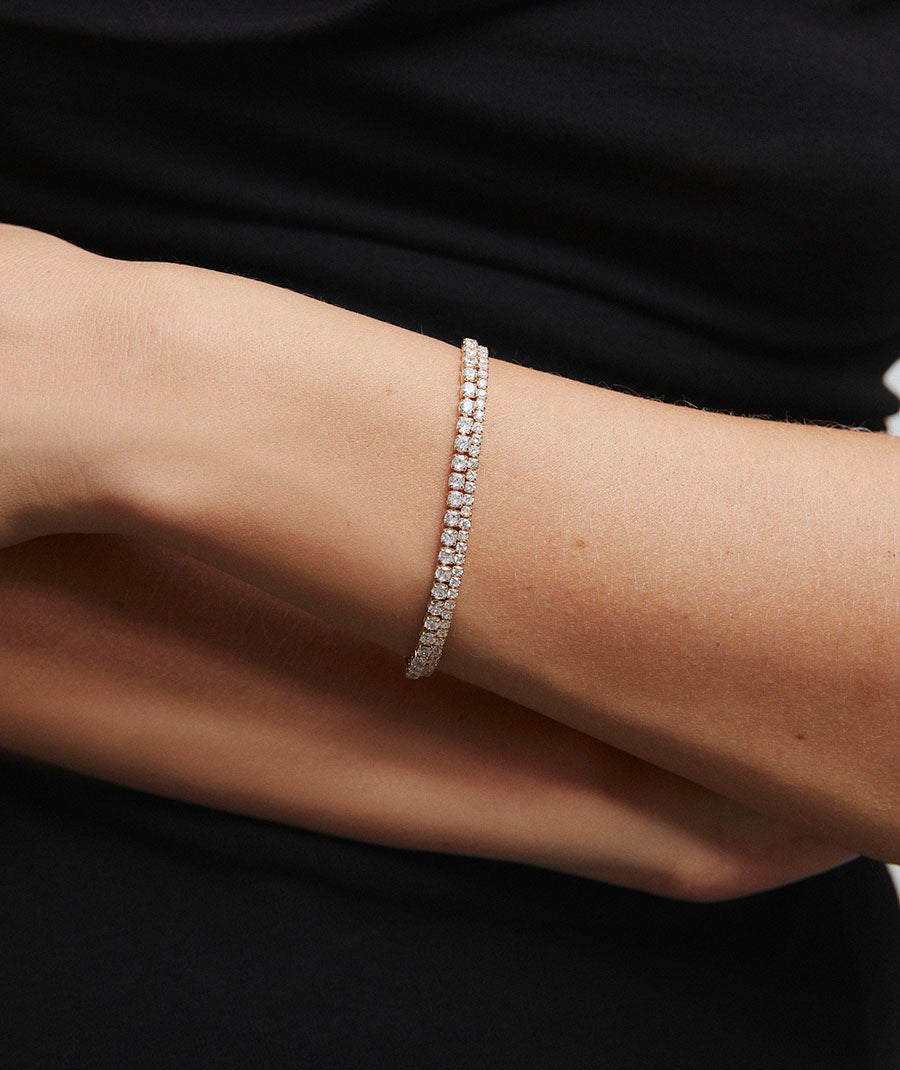 Pulsera fina Lucent de circonitas