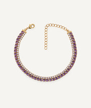 Pulsera fina Lilia de circonitas