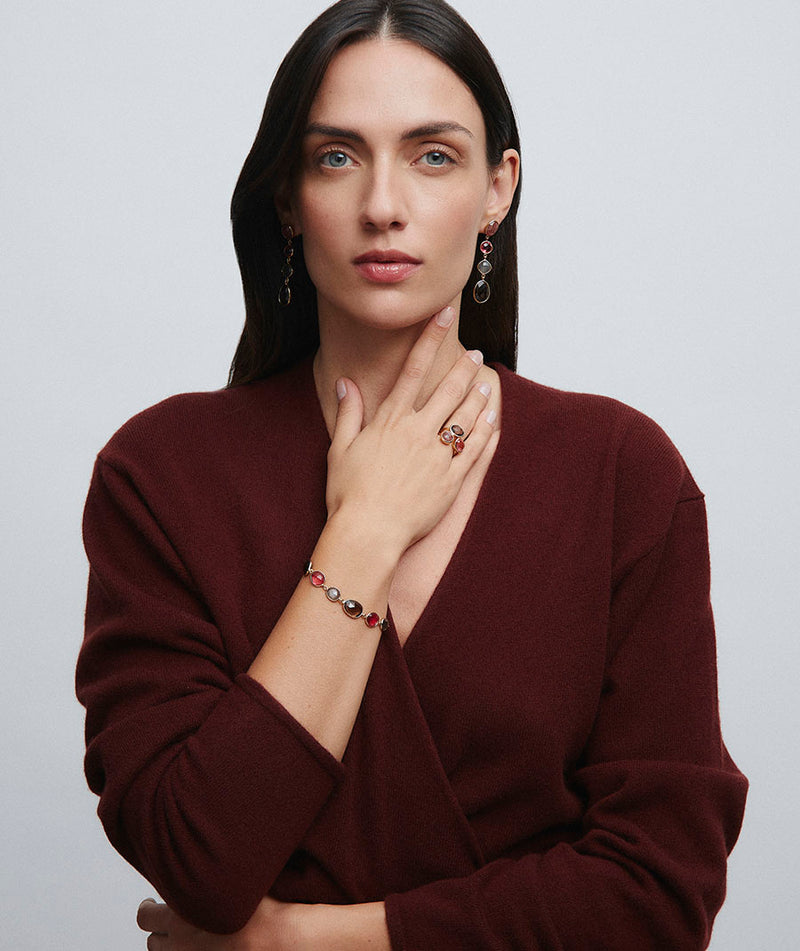 Bracelet Rosé Bruma with natural stones