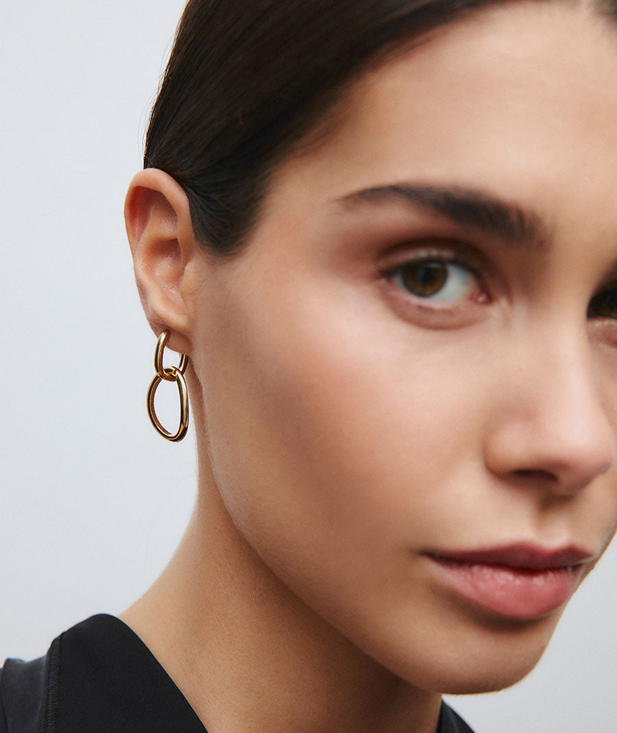 Pendientes de aros Pivot
