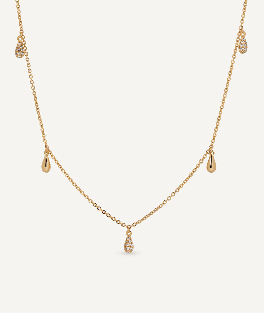 Collar con mini lágrimas Drop