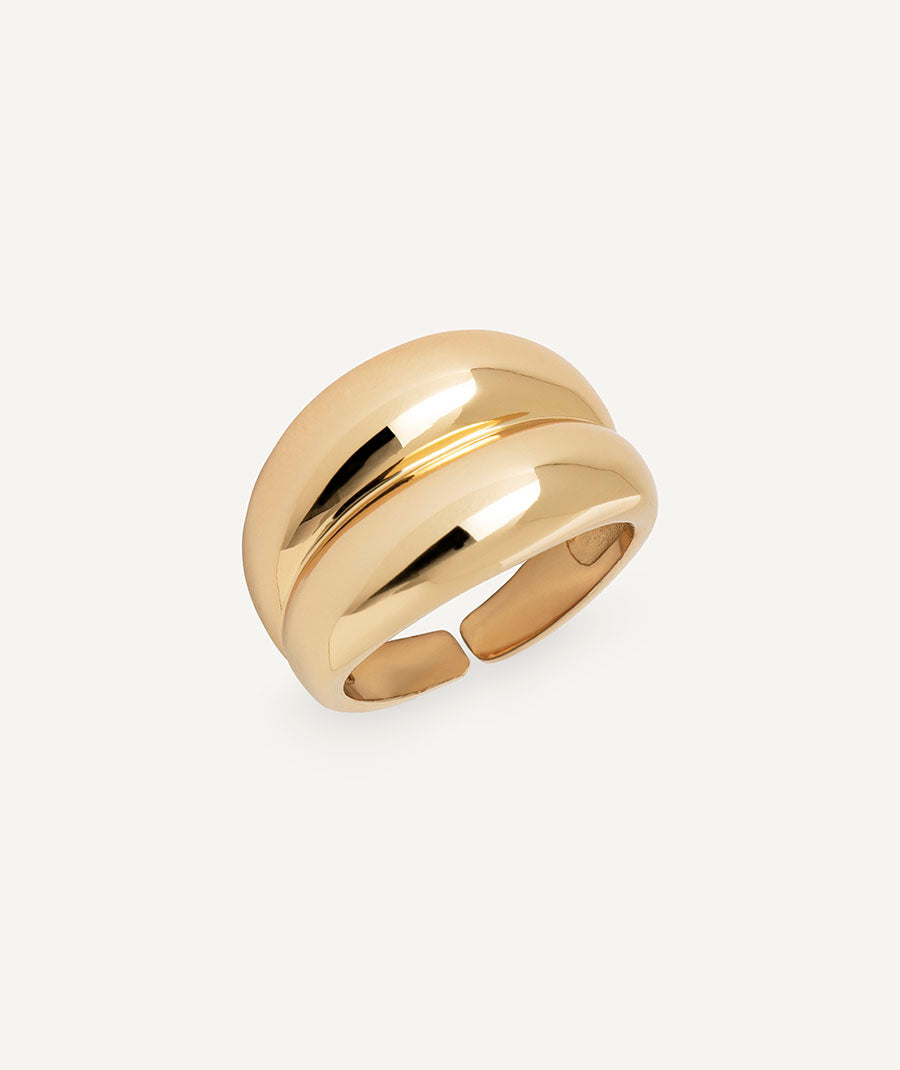 Anillo ancho liso Autentic