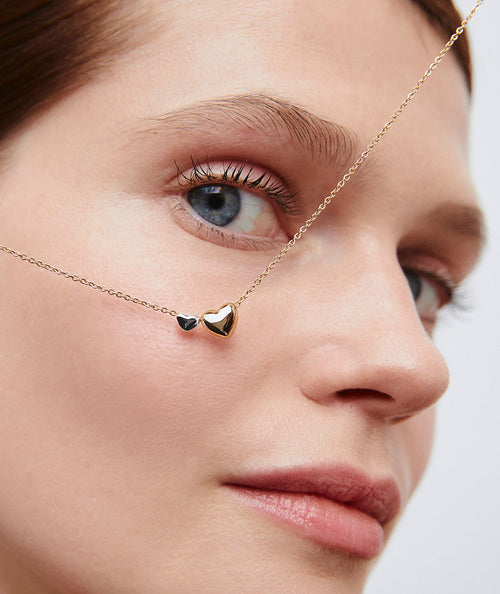 Necklace Cor double fine chain secundaria