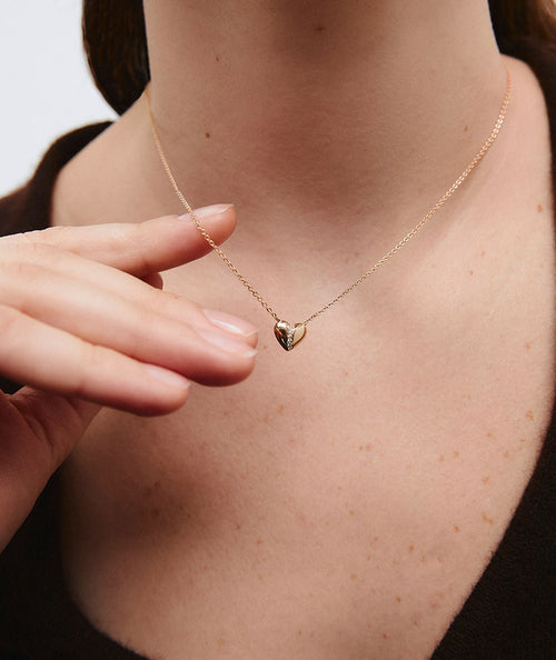 Necklace Corélux smooth with zircons secundaria