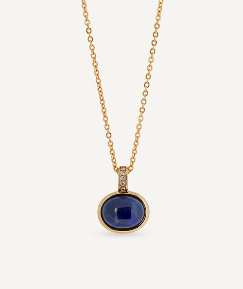 Colgante Noir con sodalita azul