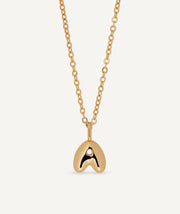 Colgante con letra A elemental liso