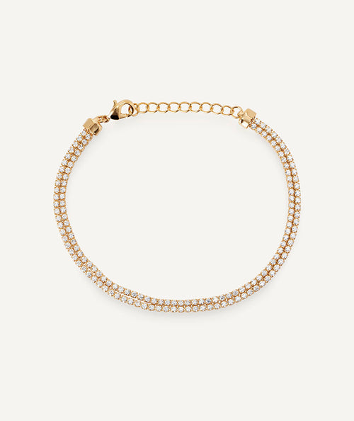 Pulsera fina Lucent con circonitas