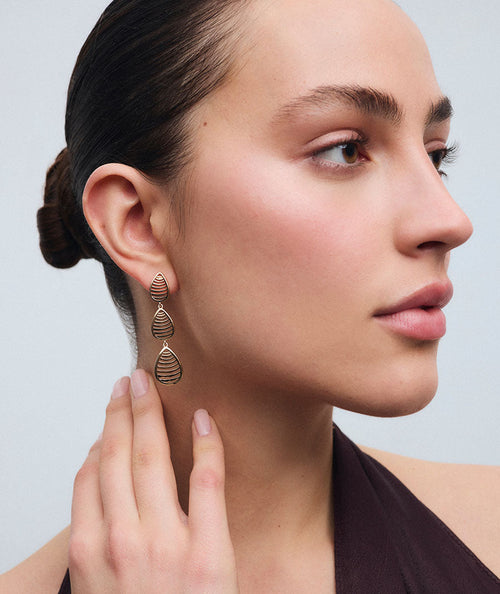 Earrings long cascade Nereida secundaria
