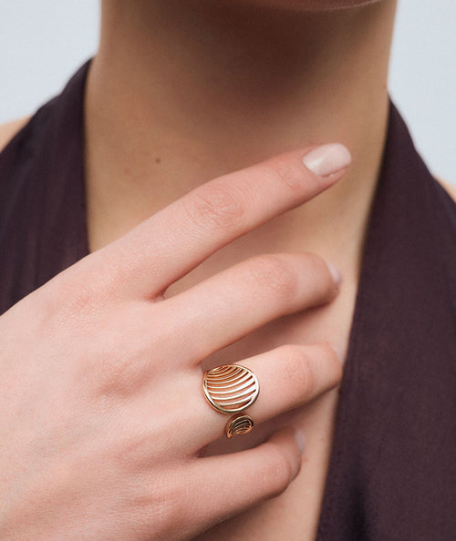 Anillo ancho Nereida secundaria