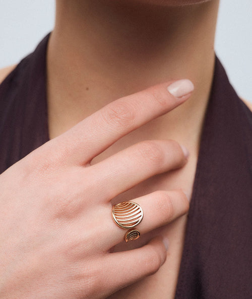 Anillo ancho Nereida secundaria